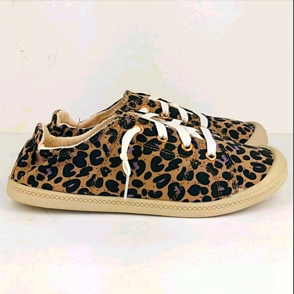 ❤️ BUNDLE ONLY ❤️ Leopard Print Classic No Tie Comfort Fit Tennis - Picture 3 of 12